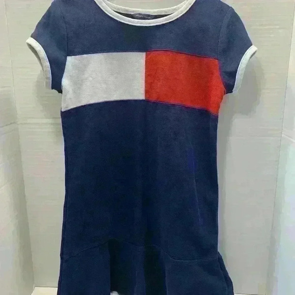 Y2K Tommy Hilfiger Classic Flag dress size 6 - Picture 2 of 7